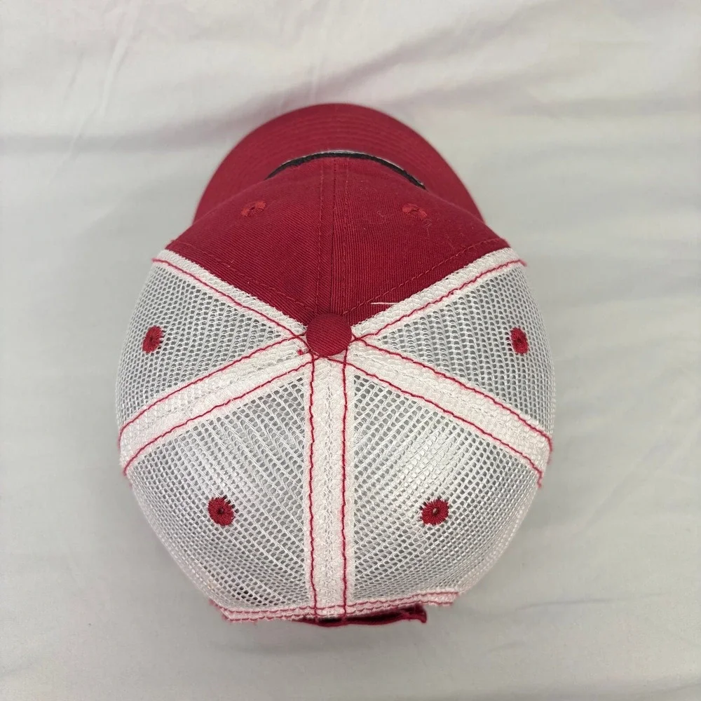 Tailgaten Gear Arkansas Razorbacks Trucker Hat Mens OSFM Red White Mesh Cap